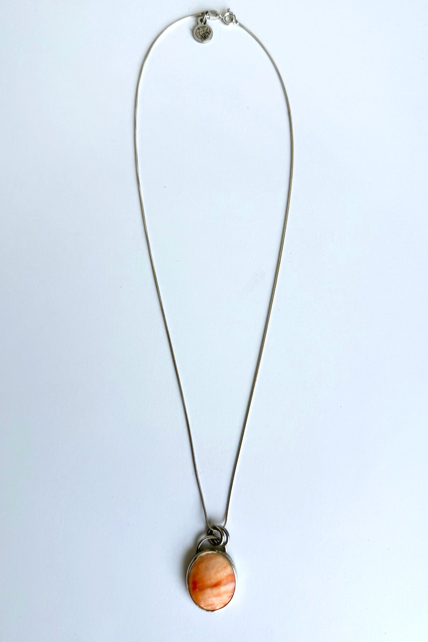 Orange Spiny Oyster Necklace