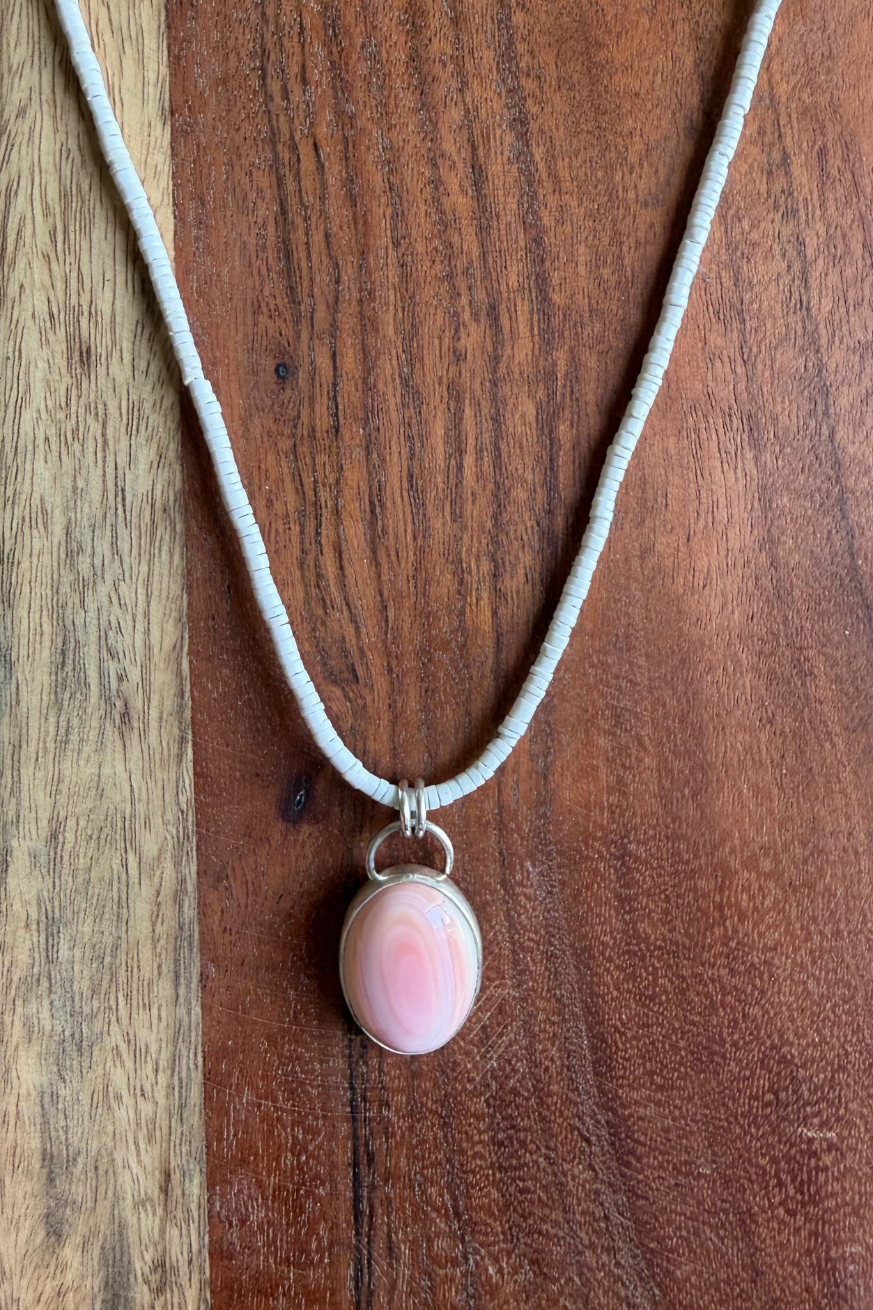 Bahamian Pink Conch Shell Necklace