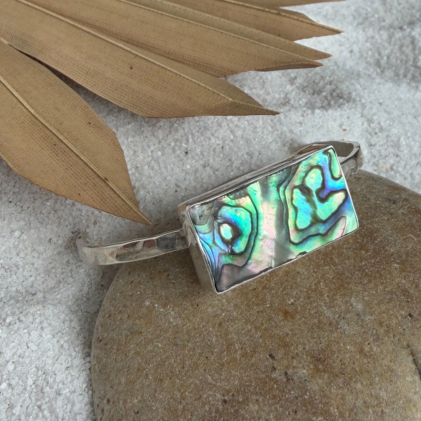 Abalone Statement Cuff (Everyday) — Sterling Silver