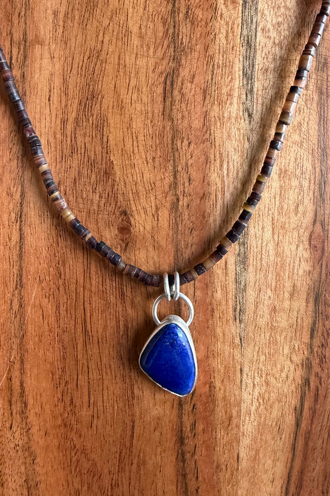 Lapis Shell Necklace