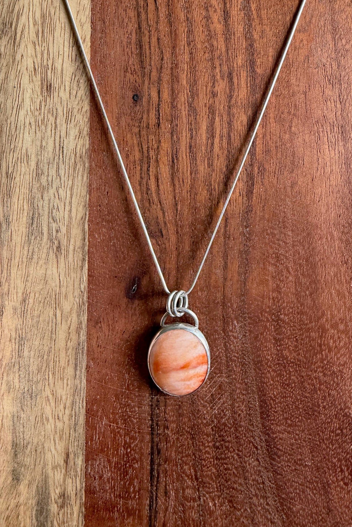 Orange Spiny Oyster Necklace