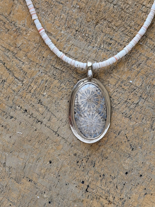 Fossilized Coral Necklace