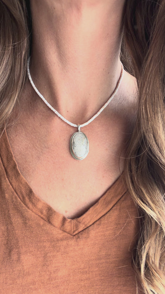 Fossilized Coral Necklace